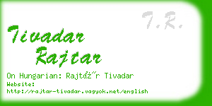 tivadar rajtar business card